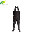 70d Nylon de pesca à prova d&#39;água Waders de peito para fazenda